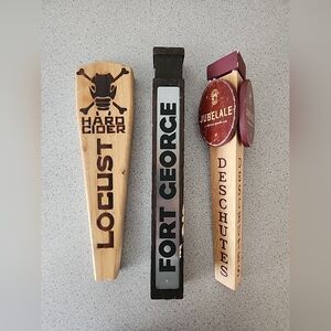 Lot Of 3 Beer Taps Locust Cider | Fort George | Deschutes